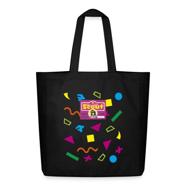 Scout Retro Tote Bag, Schwarz, Ansicht Vorne