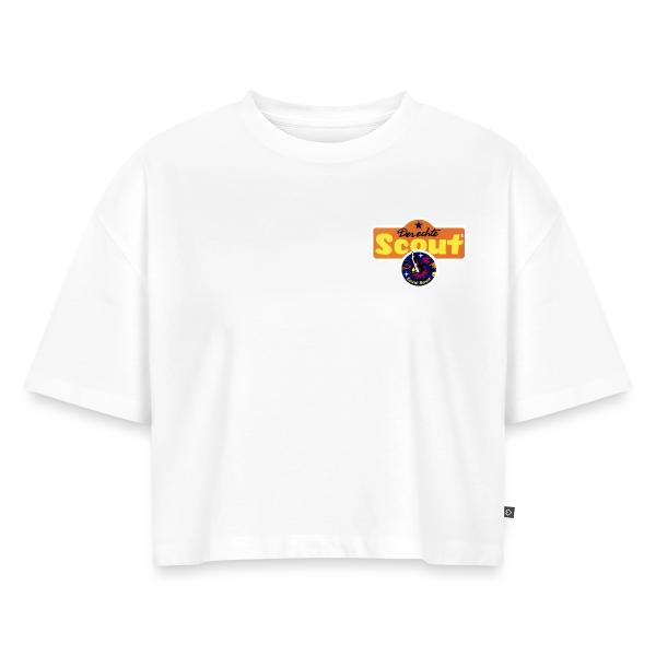 Scout Retro Logo COUNT DOWN, Weiß, Ansicht Vorne